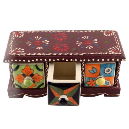 Spice Box-1437 Masala Rack Container Gift Item